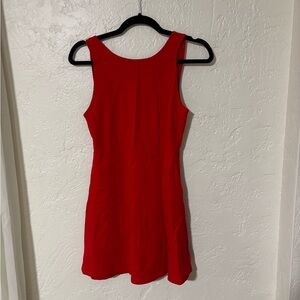 Elegant Red Sleeveless Dress